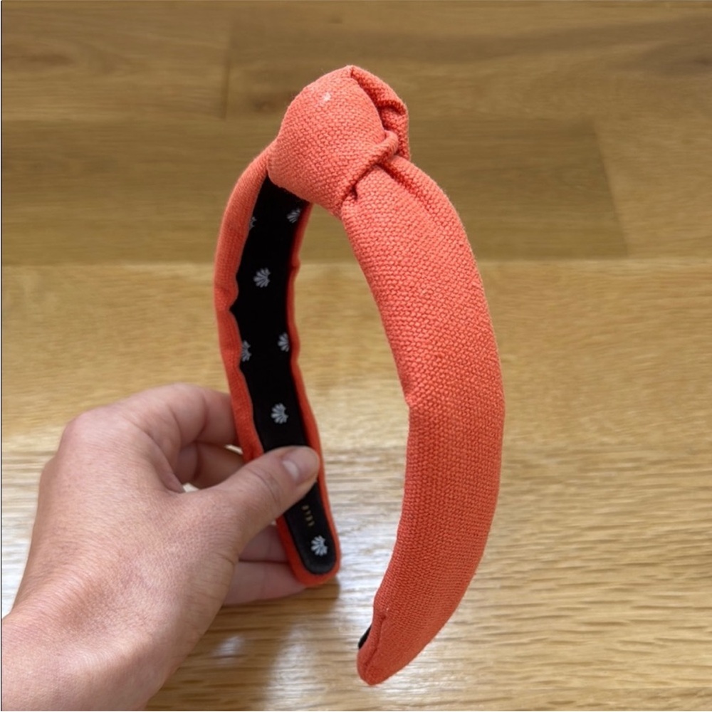 Lele Sadoughi Orange Hair Accessory Vibrant Ribbon